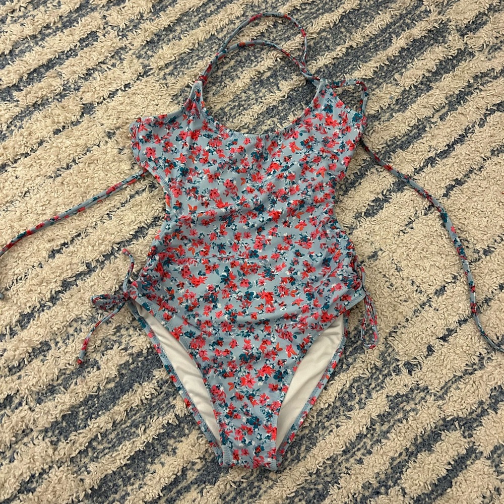 Aeropostale Floral One Piece XS